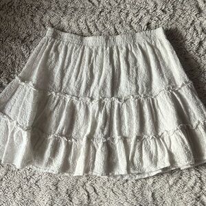White skirt